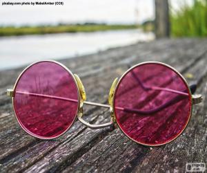 Puzzle Ροζ γυαλιά ηλίου